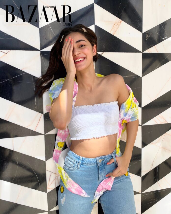 Ananya Pandey poses for Harper's Baazar India june edition - Bollywood ...