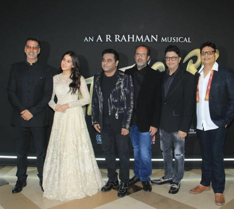 Atrangi Re album launch at JW marriot hotel, Juhu Mumbai- all the star casts and musician are at the launch