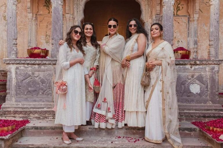 Neha Dhupia and Angad Bedi share some lovely pictures from VicKat’s wedding.
