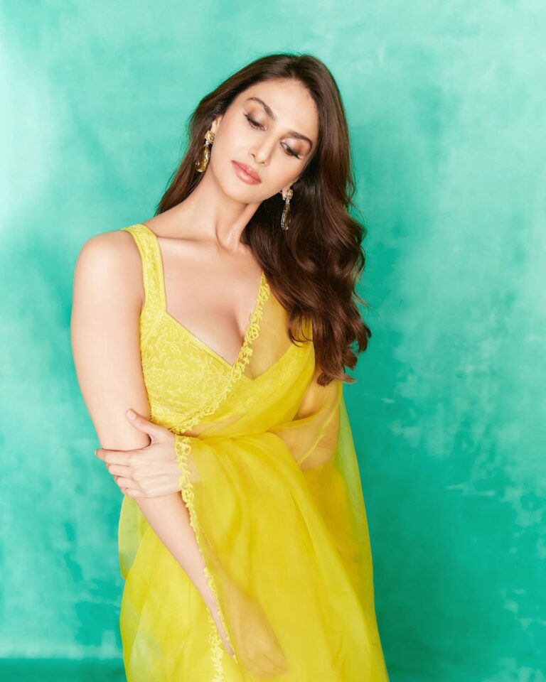 Vaani Kapoor looks ‘Bright and Just Right’ in a Stunning Yellow Saree